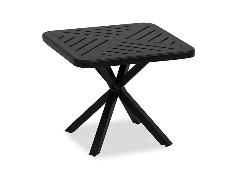 Solstice aluminium bijzettafel van 25 inch