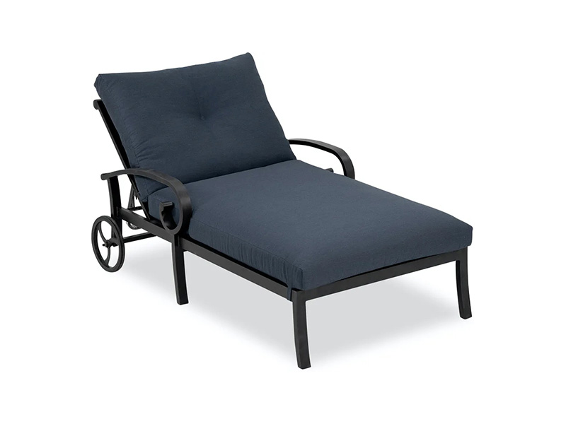 Solstice Aluminium met kussens Dubbele chaise longue